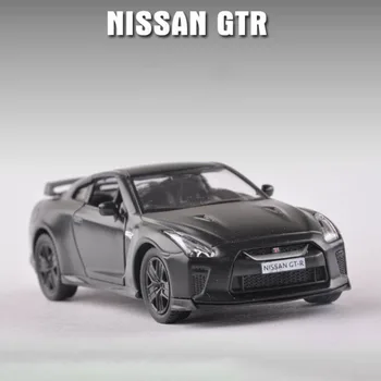 1/36 Nissan GTR Metall Auto Mudel Mänguasjad Poistele Sulamist Diecast Tõmba Tagasi Mudeli Auto Kollektsioon Sõiduk Lapsele Kingitused Täiskasvanute Mänguasjad