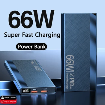 30000mAh 66W Power Bank Super Kiire Laadimine iPhone 13 14 Pro Huawei Xiaomi Samsung PD 20W Välise Aku Laadija Powerbank