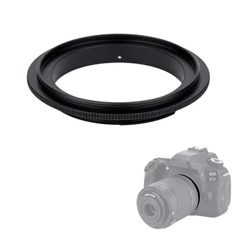 49mm-55mm DSLR Kaamera Objektiivi Adapter Rõngas Metallist Väliskeermega, et Väliskeermega Makro Objektiiv Reverse Adapter 49mm, et Väliskeermega 55mm