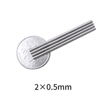 50~3000pcs 2x0.5 mm Õhuke Neodüüm Magnet N35 Mini Väike Ümmargune Magnet Tugev 2x0.5mm Võimas Magnet Magnetid Ketas 2*0,5 mm