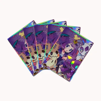 60PCS Vilkuv Anime Kaardi Varrukad MTG/SKM Top Loading Trading Card Protector lauamäng Card Protector Photocard Varrukad