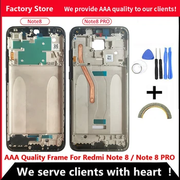 AAA Kvaliteet Lähis Raami Xiaomi Redmi Lisa 8 Keskmine Raam korpuse Kaas Jaoks XIAOMI Redmi Lisa 8 PRO Metallist Raam