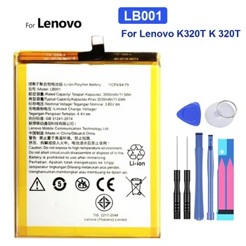 Aku LB001 3000mAh Lenovo K320T K 320T Bateria