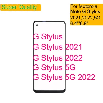 Asendamine Motorola Moto G Stylus 5G 2021 2022 Touch Ekraan Ees Välimine Klaas Panel LCD Objektiiv Ees Klaas, Mille OCA
