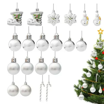 Assortii Tree Kaunistused Jõuludeks Komplekt 20 Korduvkasutatavad Kuuseehted Jalutuskepid Jõulukaunistused