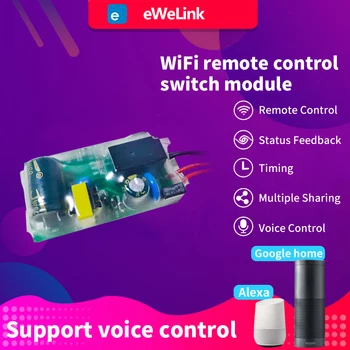 eWelink Wifi Smart Switch 180-240V DIY Ühe Tule Lüliti Moodul Nr Neutraalne Traat Vaja Lülitid Töötab Alexa Google Kodu