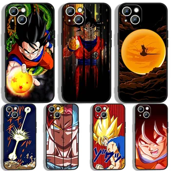 Goku D-Draakon Pallid star Telefon Puhul Apple iPhone 11 12 13 14 Max Mini 5 6 7 8 S SE X-XR, XS Pro Plus Must Kate