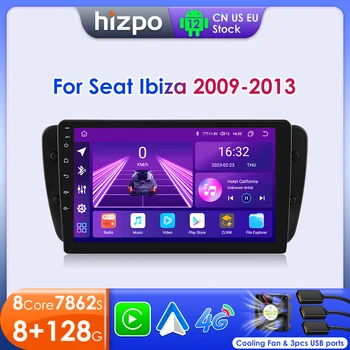 Hizpo 7862 Carplay Android Raadio Seat Ibiza 6j 2009 2010 2012 2013 MK4 AI Häält Auto Multimeedia GPS 2din Autoradio 8+128G RDS