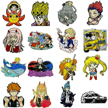 Jaapani Anime Pin-Armas Emailiga Sõrmed Seljakott, Käekott Prossid Meeste ja Naiste Sõle Riided Märgid Ehted Tarvikud