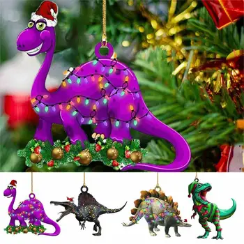 Jõulud Dinosaurus Ripats Decor Naljakas Dinosaurused Auto Ripats Jõulud Käsitöö Asjade Kaunistustest Puhkus Pool Decor