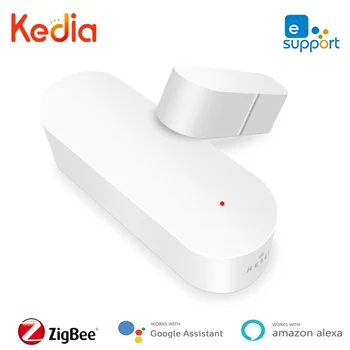 Kedia Zigbee Smart Ukse Andur Ukse Magnet Detektor Alarm Smart Home kaudu eWelink APP hääljuhtimine tööd Alexa Google Kodu