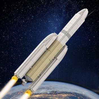 KES Midi ESA Ariane V Raketi Ruumi Satelliit Saturn V Mõõtkavas 1:110 Tellised Uurimine Sõiduki ehitusplokk Lapsed Mänguasjad Kingitus