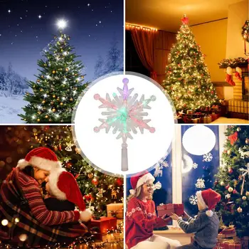 Lumehelves Puu Valguse Sära Puu Ornament Koos Diversed Valgustus Režiimid Jõulud Decor Torukübar LED Light Christmas Tree Torukübar