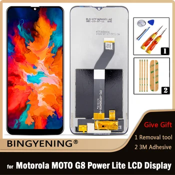 Motorola Moto G8 Võimsus Lite XT2055-2 Full LCD Ekraan Touch Digitizer paigaldus Raam Asendada