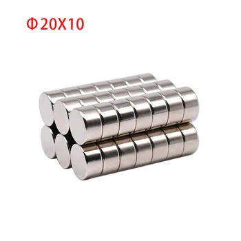 Plaadi Magnet Tugev Võimsad Neodüüm Magnet N35 3/5/10/30/50tk 20x10mm Ring Väike Alalise NdFeB Magnet Haruldaste Muldmetallide Magnetid