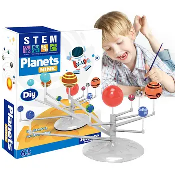 Päikesesüsteemi Kit SDIY Astronoomia Planet Mudel Varre Mänguasjad päikesesüsteemi Mudel Lapsed Ja Teismelised Astronoomia Ruumi Kingitused Lastele
