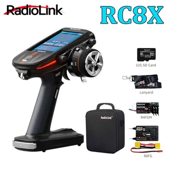 Radiolink RC8X 2.4 G 8CH 4.3 tolline LCD-puuteekraan Saatja kooskõlas TBS CRSF R8FG R4FGM Vastuvõtja RC Auto, Paadi Robot