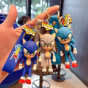Sonic Tarvikud, Uus Anime, Joonis Auto Võtmehoidja Armas Ripats Penaali Ornament Kotid Nukk Lihtne Wild Child Sünnipäeva Kingitus