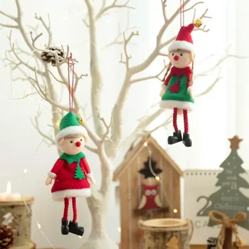 Uus Armas Jõulud Elf Doll Väike Ripats Christmas Tree Teenetemärgi Ripats Tarvikud Tarvikud Jõuluehted