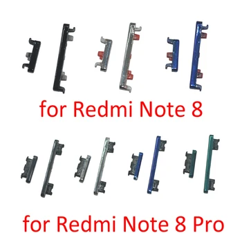 Võimu Volume Nuppu Xiaomi Redmi Lisa 8 Pro Originaal Uue Eluaseme Raami Sees Väljas Pool Võti Märkus 8Pro Sinine, Must-Hõbe